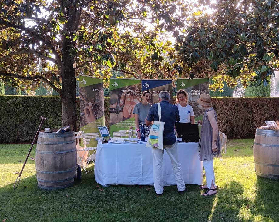 stand salon conférence château de Sannes