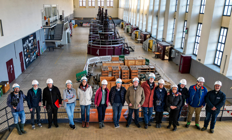 Visite de la centrale hydroélectrique EDF de Sainte-Tulle