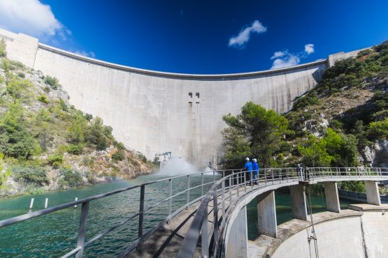 Exploitation du barrage de Bimont